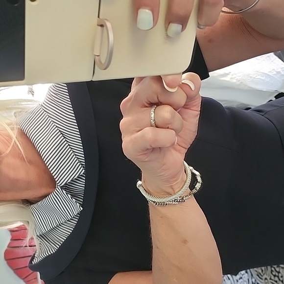 Smart and Classic fit and flare dress with Peter Pan Collar, size M (tag says xl - Picture 3 of 5